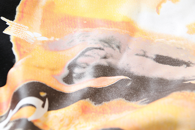 Herenhoodie met print Rising Sun herfst/winterhoodie_voghion.com