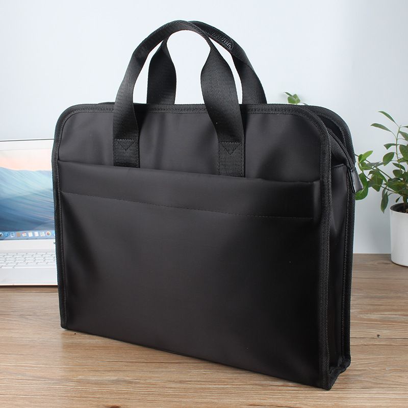 Business Casual Handtasche Datei Große Kapazität Dokument Überprüfung Material Buch Meeting Aktentasche_voghion.com
