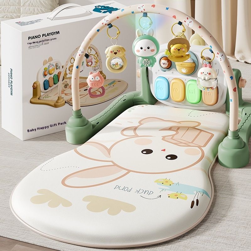 Babyspeelgoed, voetpedalen, piano, fitnessstandaard, pasgeboren baby van 0-1 jaar oud, juni puzzelmuziek, vroegschoolse educatiegeschenk_voghion.com