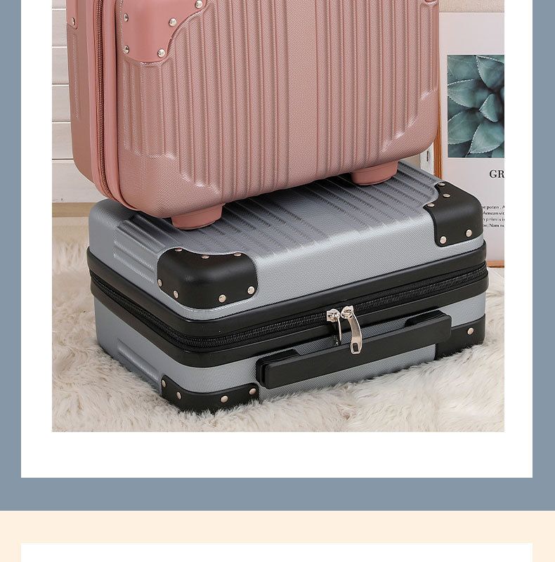 Τσάντες αποσκευών Θήκη μακιγιάζ Βαλίτσα 14 ιντσών Θήκη μακιγιάζ Θήκη δώρου Μικρή θήκη Κουτί δώρου Θήκη ταξιδιού_voghion.com