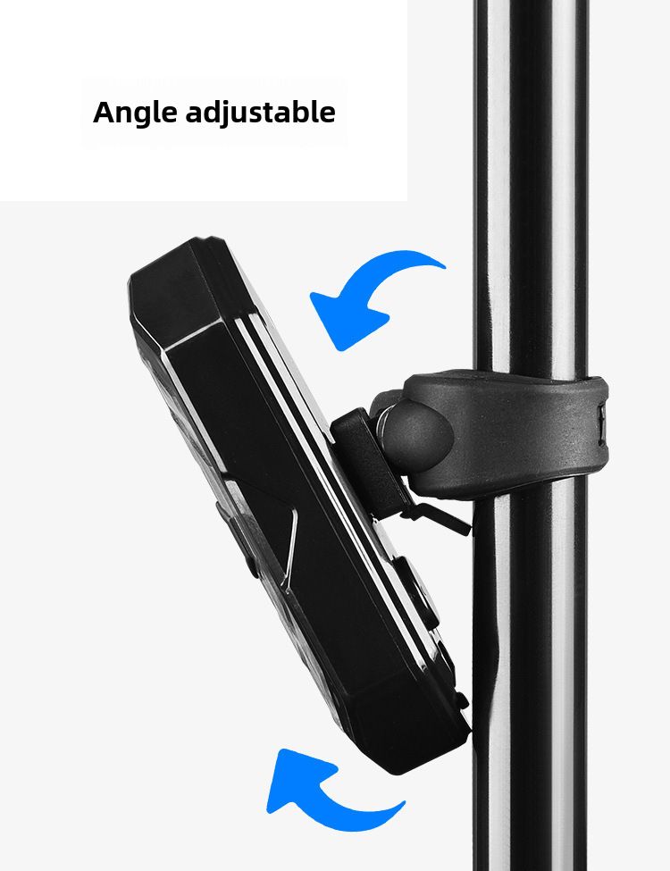 Cykelfjärrstyrd bakljus gränsöverskridande USB-laddning med tuta bergsvarning nattutrustning intelligenta bakljus_voghion.com