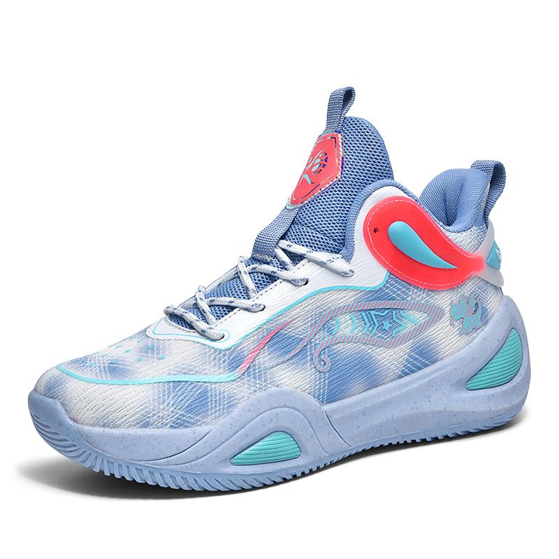 New Basketball Combat Boots Mesh Sports Ruig Shoes For Teeagers Elemetary School Studets Practical Cemet Floor_voghion.com