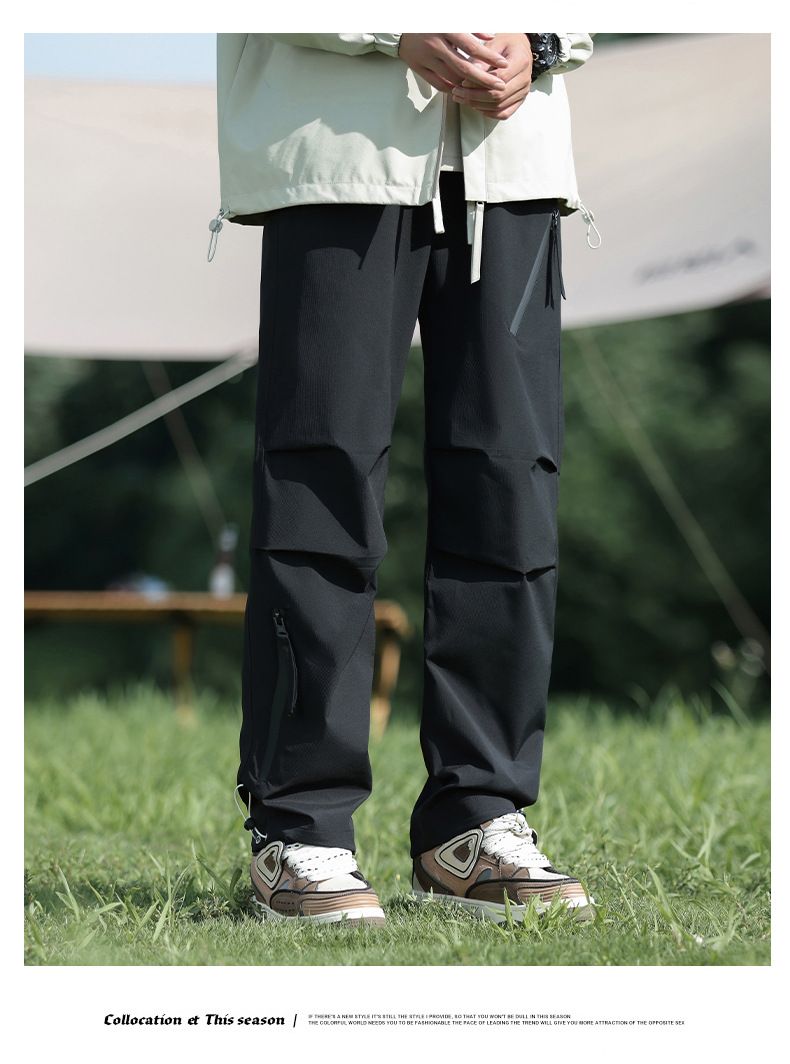 Arbeitskleidung der amerikanischen Modemarke, Fallschirmjäger, neue Herbststile für Herren und Damen, lockere, gerade Hosen mit weitem Bein, trendig_voghion.com