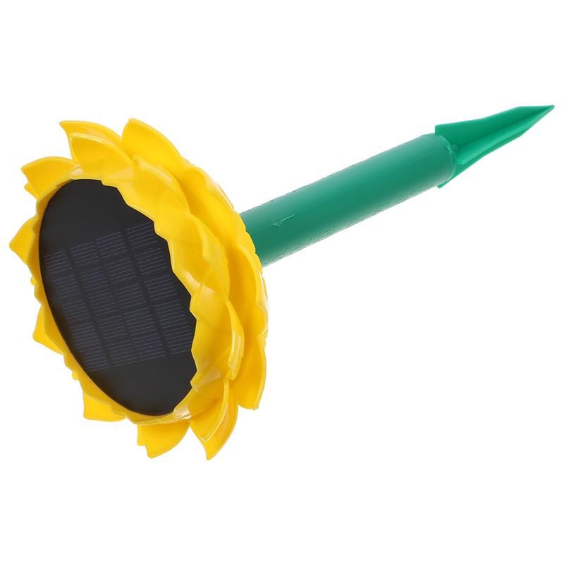 1pc Lotus Waterproof Buddhist Music Player Outdoor Courtyard Solar Amp Wireless Powered Plastic Speaker_voghion.com