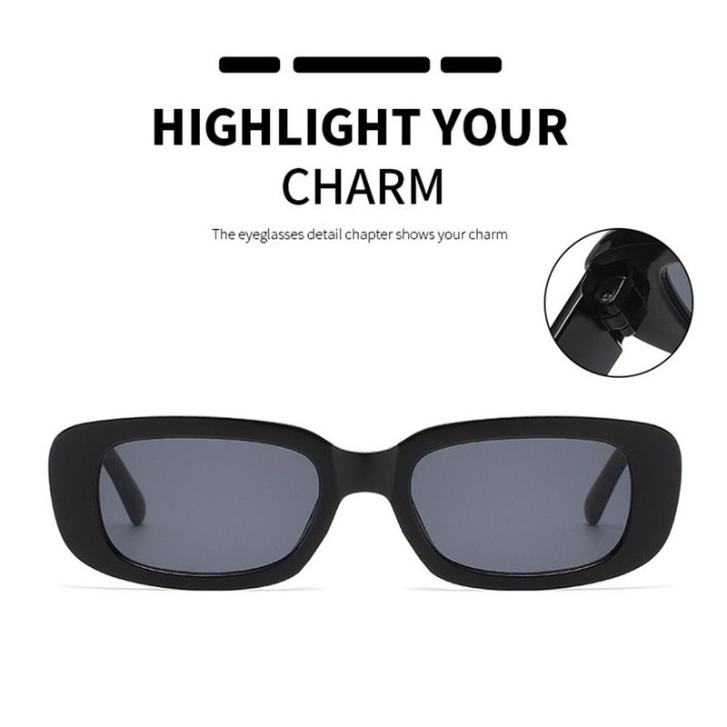 Modna 90-ta retro UV400 zaščita Vintage sončna očala pravokotna za ženske in moške Y2K sončna očala_voghion.com