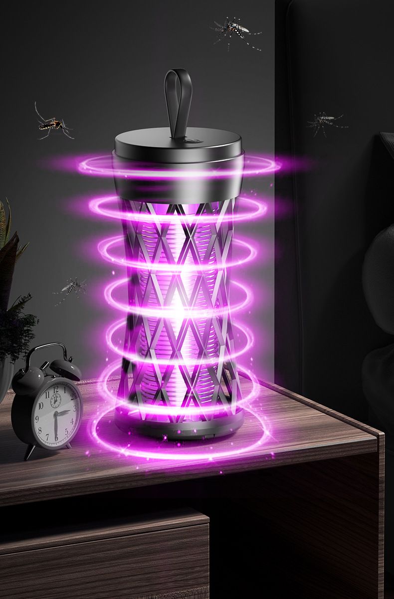 USB Mosquito Killer Lamp, Household Electric Shock Mosquito Repellent, Portable Outdoor Mosquito Trap, Waist Design_voghion.com