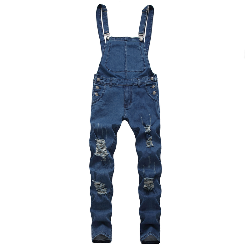 Los pantalones vaqueros de las ligas del dril de algodón de los hombres de la ropa del hombre jadean los mamelucos para los hombres_voghion.com