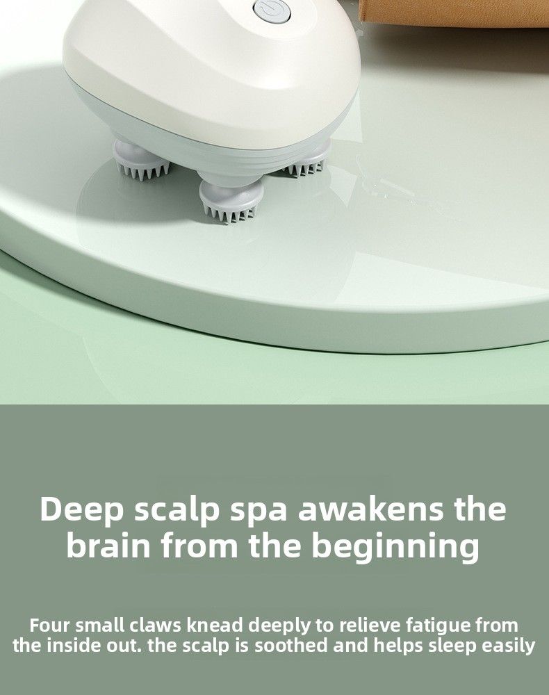 Mini Handheld Multifunctional Head Multi-Point Stimulation Smart Body Kneading Massager Factory Direct_voghion.com