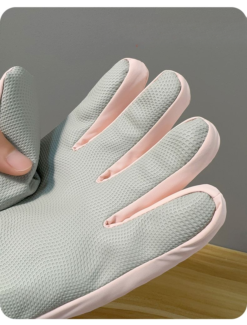 Gants de ski en coton pour femme, motif ours mignon, chauds, résistants au froid, imperméables, doublés en polaire, épais, pour écran tactile, cyclisme_voghion.com