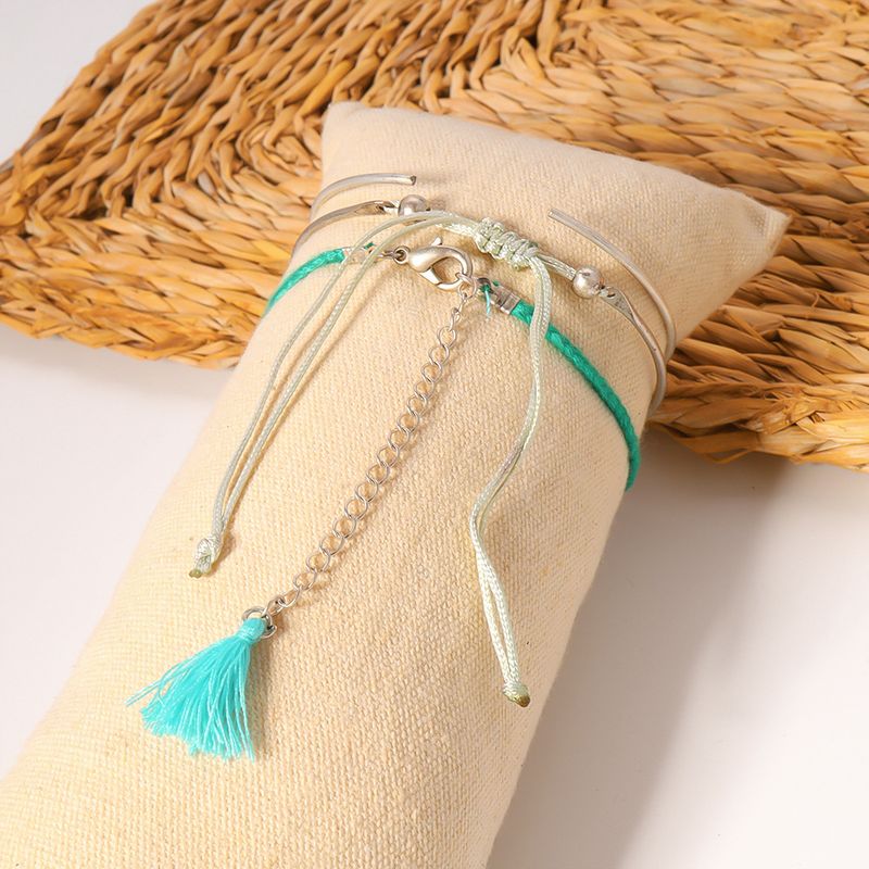 Women's Bohemian Beaded Bracelet Set - Layered Handmade Ethnic Bracelets For Travel, Vacation, And Festival Accessories_voghion.com