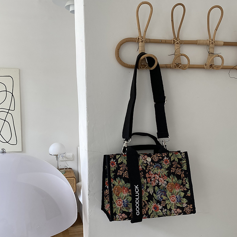 Hersteller tragbare diagonal kleine tasche ins tasche streifen schulter leinwand tasche frauen tasche_voghion.com