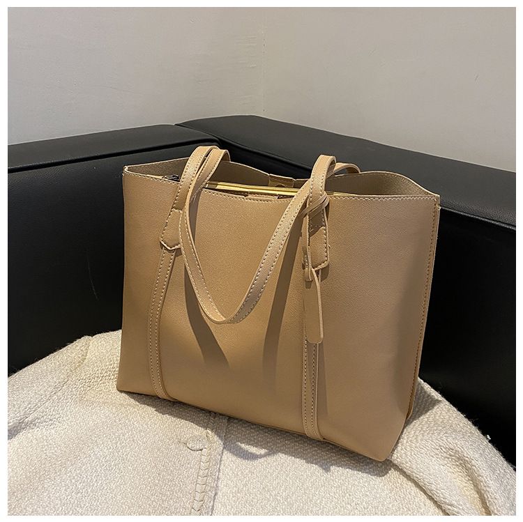 Grands sacs pour femmes automne et hiver 2021, nouveau style coréen, tendance, simple, grande capacité, en cuir souple, sac à bandoulière décontracté et polyvalent_voghion.com