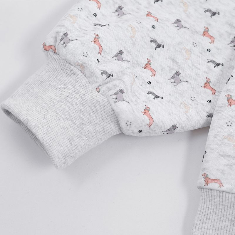 Sudadera con capucha y estampado completo de cachorro de animal para hombre, otoño e invierno, estilo informal, holgado, moderna, estilo americano._voghion.com