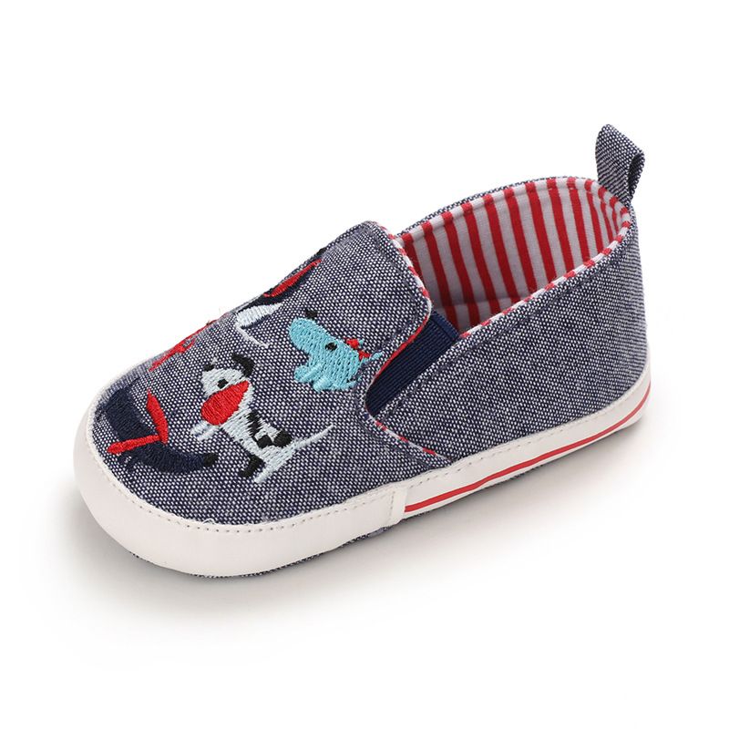 Mother & Kids Spring and autumn 0-1 year old baby cartoon canvas shoes_voghion.com