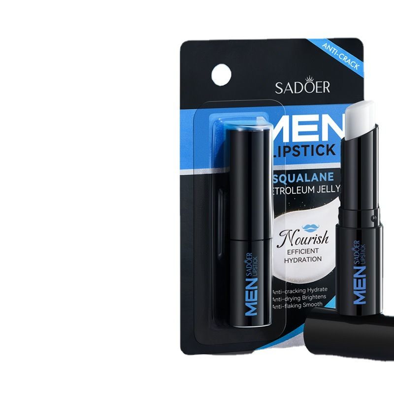Tout anglais SADOER hommes courge herbe carpe Vaseline améliorer le rouge à lèvres sec en automne et en hiver_voghion.com
