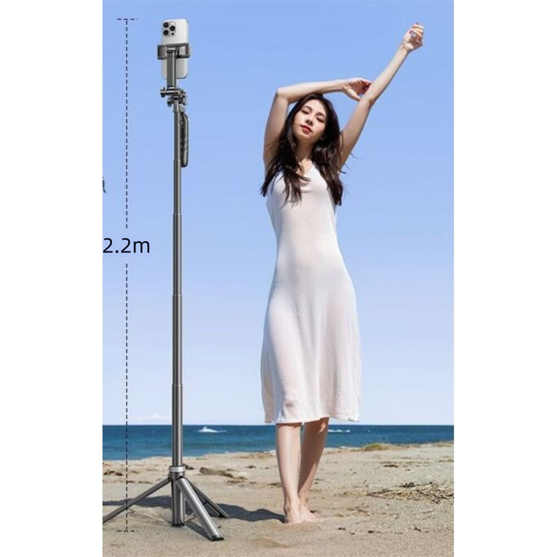 【Multifunctional Gimbal】Li Sen Phone Selfie Stick Camera Stabilizer Portable Travel Photo Live Streaming Vlog_voghion.com