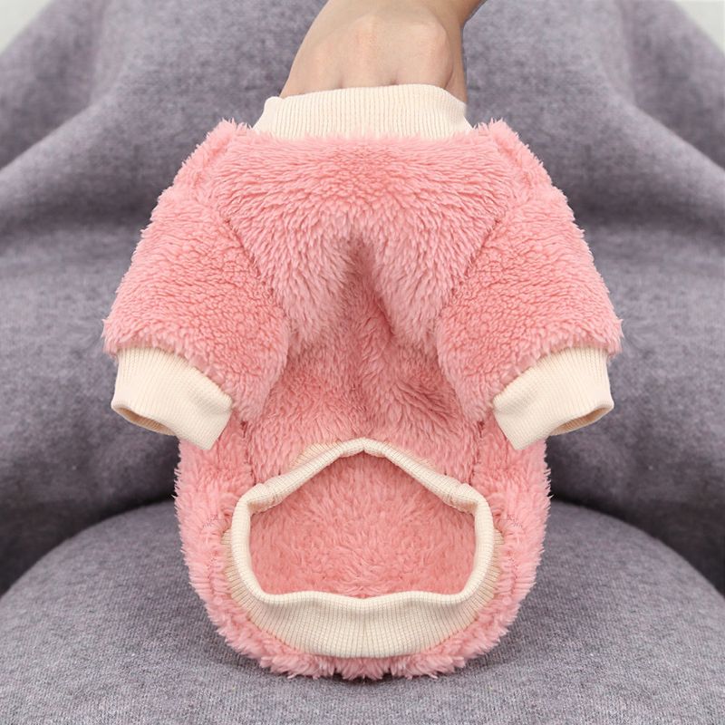 Herbst winter neue pet kleine und mittlere hund kleidung, Bomei warme fleece kleidung, zwei beinen kleidung_voghion.com