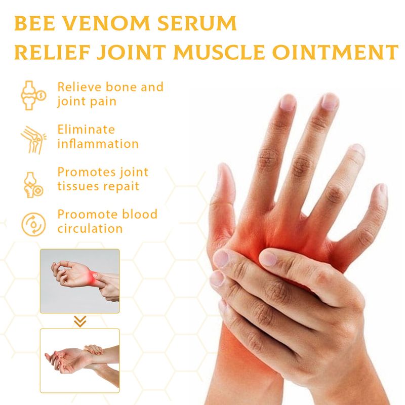 Bee Venom Joint Care Cream Relieves Joint Muscle Soreness And Body Discomfort Care Massage Cream_voghion.com