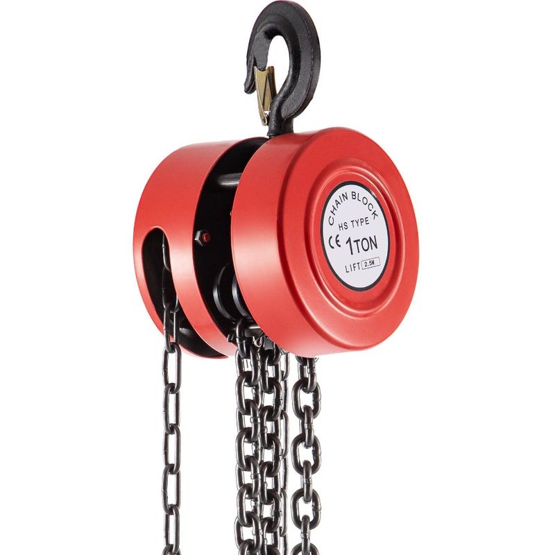 Lift Manual 2200 Chain Manual Capacity 8ft Block Hoist Hand W Ton Hand Chain 2.5m Hoist Block Chain 1 Stee Lbs IndustrialGrade_voghion.com