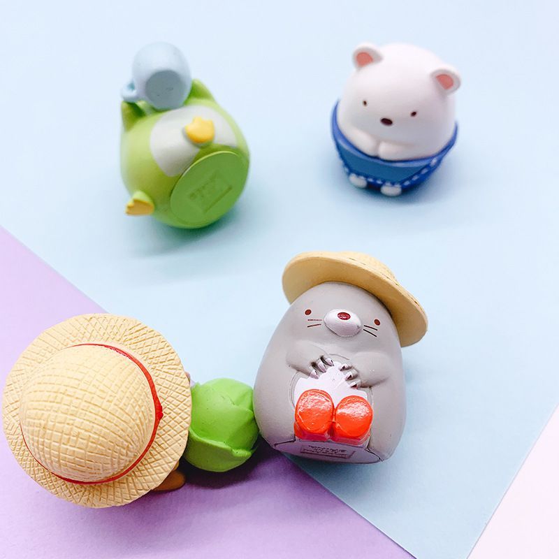 Sumikko Gurashi Cute Anime Figure Statue Set For Desktop Decoration Mini 8pcs Ornaments_voghion.com