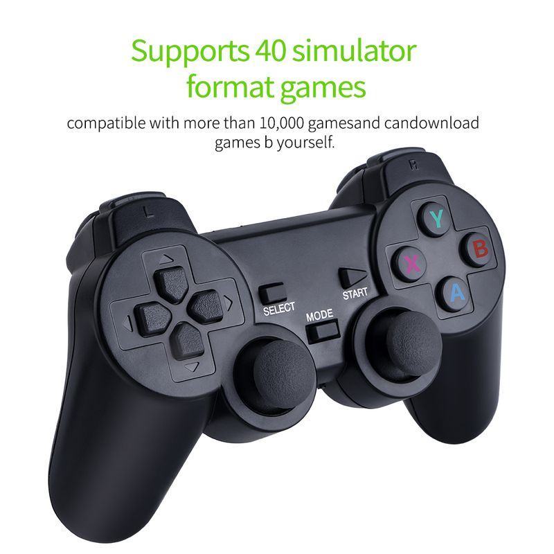 Consola portátil retro de 64 GB con 10 000 juegos integrados, mando inalámbrico, el mejor regalo de Navidad para niños_voghion.com