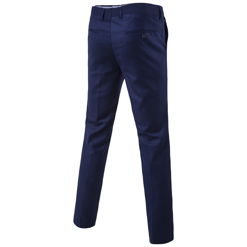 Business casual tredelad för brudgummen och best man bröllop mäns affärskostym set_voghion.com