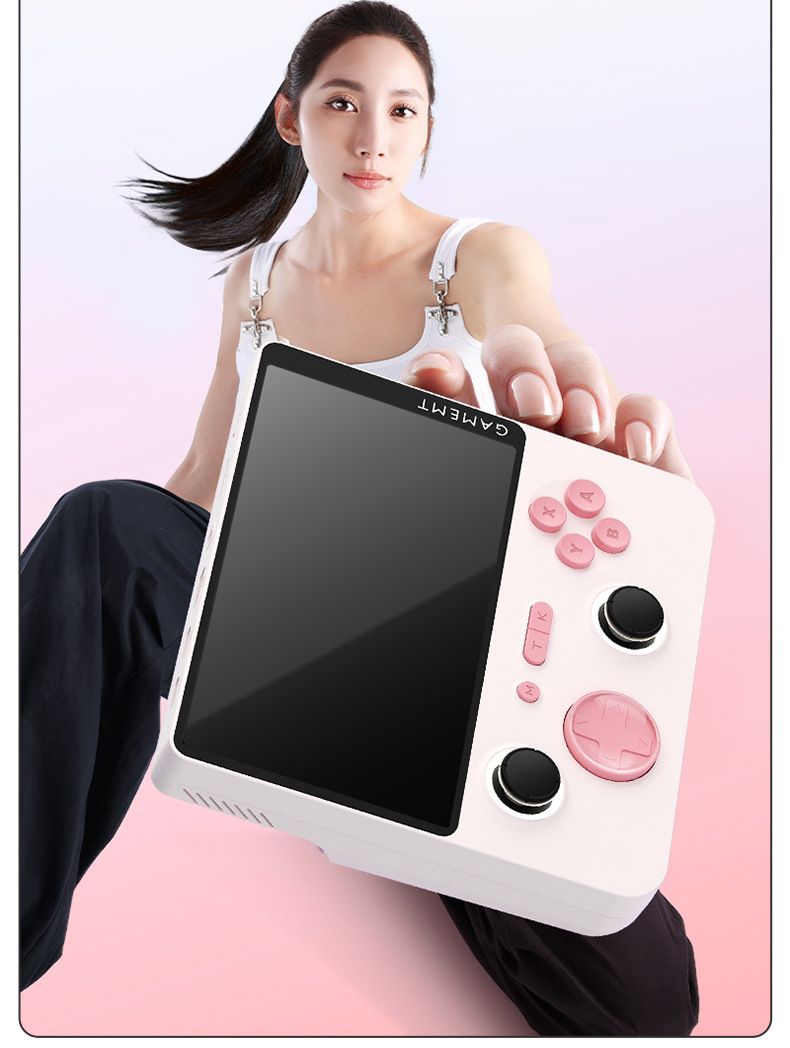 E5plus 5-inch Full-Laminated Screen Dual-OS Handheld Gaming Console With WiFi, Bluetooth & Android Support, Portable PSP-Style Retro Game Player_voghion.com
