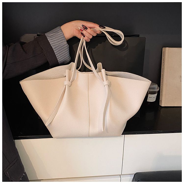 Women's Fashion Tote Bag With Wings Design - Large Capacity Shoulder Bag For Work & Daily Use - Soft PU Leather - Stylish & Versatile_voghion.com