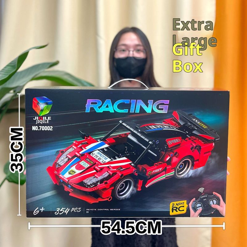 Children's Toy Small Particle Racing Car Warship Educational Building Blocks Mechanism Gift_voghion.com