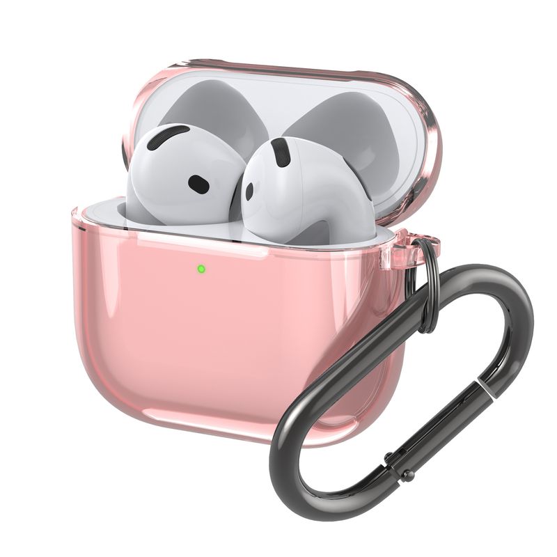 Piemērots 2024. gada 4. modelim, jauns caurspīdīgs un vienkāršs TPU Bluetooth austiņu aizsargvāciņš_voghion.com