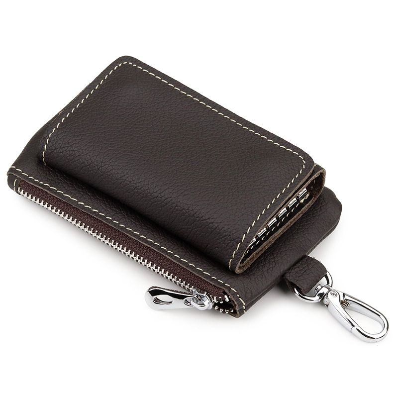 Wallet Genuine Leather 2025 New Key First Layer Cowhide Coin Purse Multifunctional Integrated Bag Simple Card Holder_voghion.com