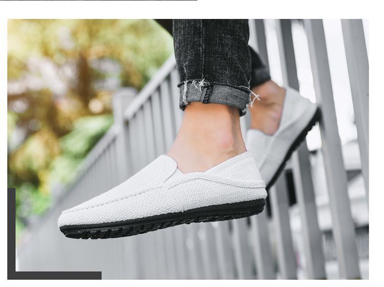 Herrenschuhe Große Herrenschuhe Sommer Neue Herren-Zehenschuhe Faule Lässige Schuhe im koreanischen Stil Atmungsaktive Leinen-Canvas-Trendschuhe_voghion.com