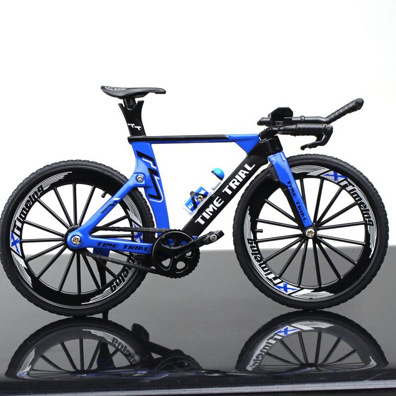 Neu TT Chronograph Racing Simulation Fahrrad Modell Metall Hause Geschenk Ornament Mini Fahrrad_voghion.com