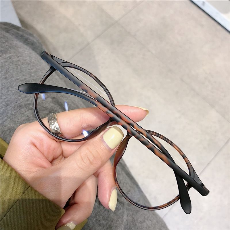 Nowości Modne okrągłe okulary blokujące niebieskie światło Minus Okulary damskie męskie Przezroczyste Klasyczne okulary korekcyjne Dioptrie_voghion.com