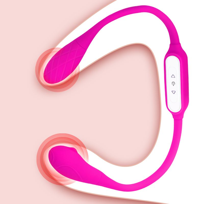 S-hande USB Ricaricabile Corda Forma 2 Motori a Doppia Estremità Lesbiche Stimolatore Vaginale Punto G Silicone Giocattolo Sessuale per Adulti Vibratori per Donne_voghion.com