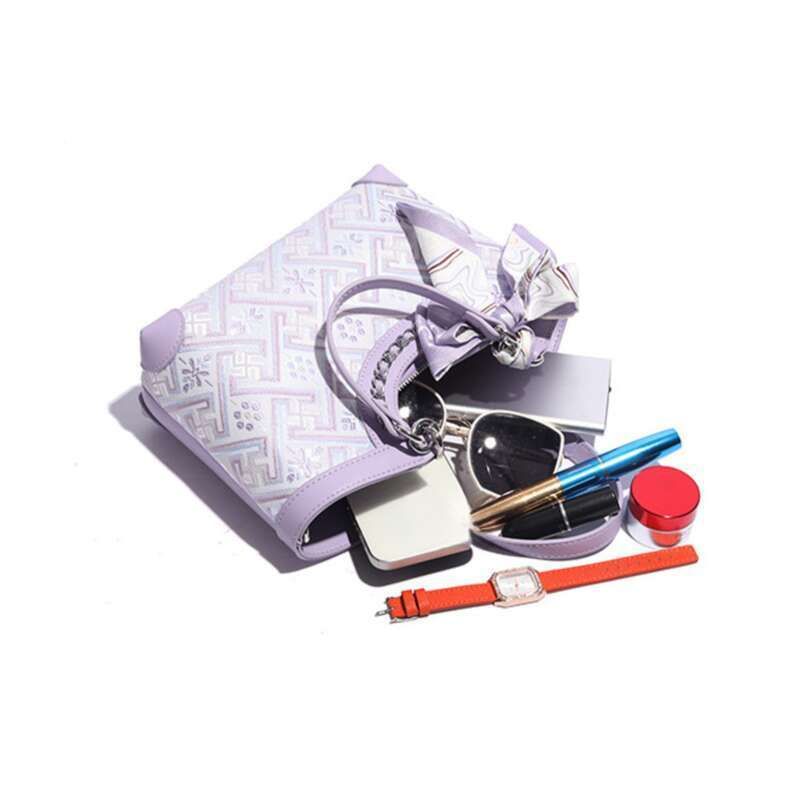 2025 Seidenschal-Handtasche im Ethno-Stil, Gemüsekorb-Kindertasche, neue Umhängetasche_voghion.com