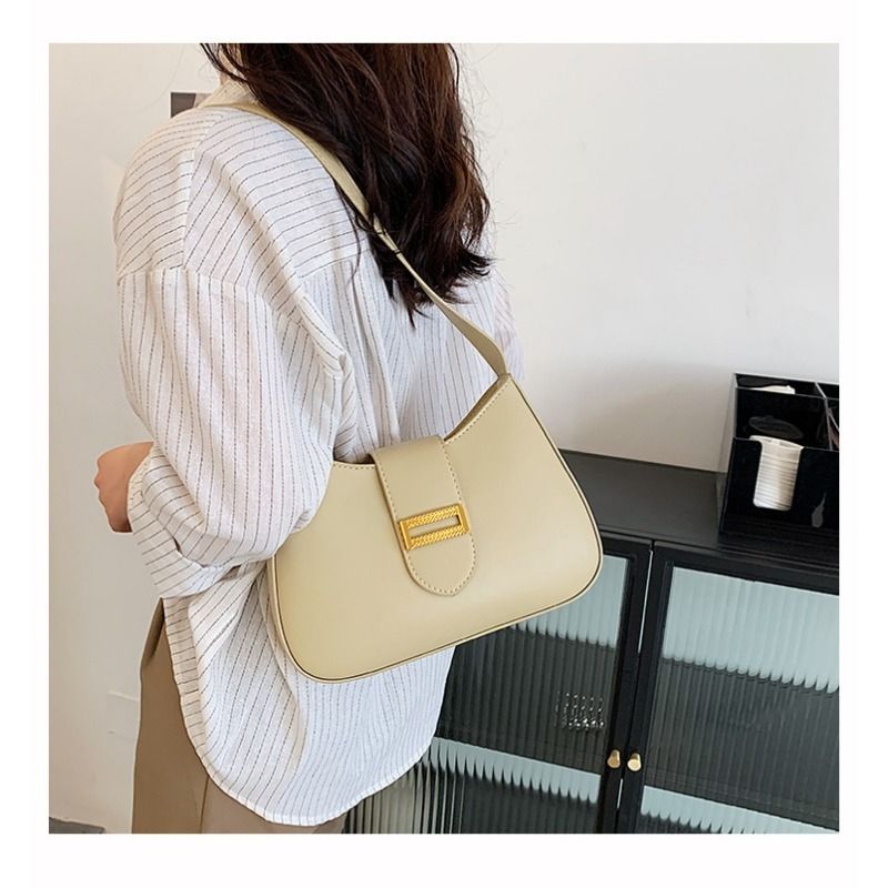 Elegante borsa a tracolla Hobo da donna, classica, piccola, in stile profumato, versatile borsa a mano autunno inverno_voghion.com