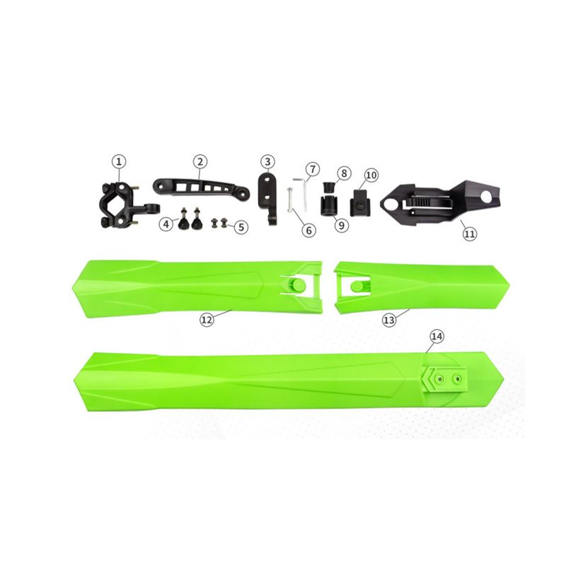 Garde-boue arrière universel pour vélo de route et de montagne, 26 pouces, protection contre la pluie, accessoires pour vélo_voghion.com