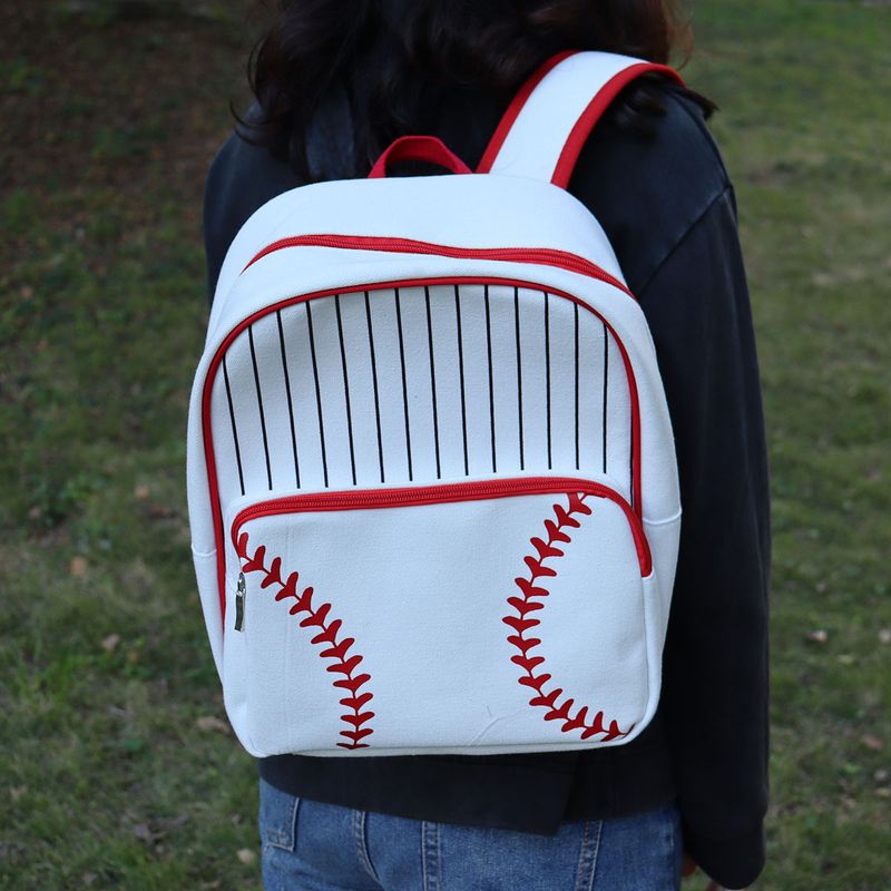 Backpack yellow baseball softball backpack European and American style outdoor children backpack cross-border primary school student schoolbag_voghion.com