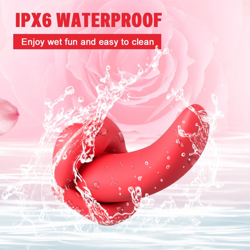 Giocattolo sessuale per donne, lecca-clitoride, lingua, masturbazione femminile, stimolazione del punto G del clitoride, telecomando, grande vibratore lecca-lingua_voghion.com