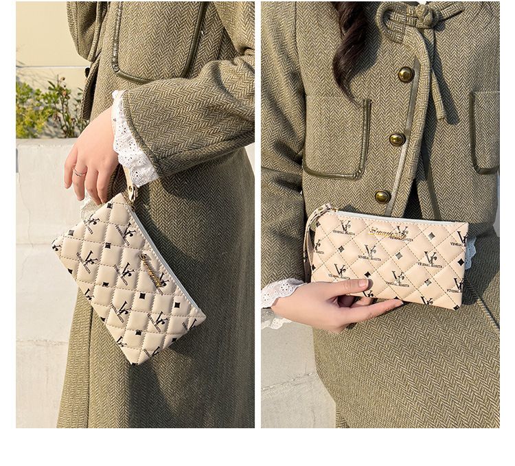 Women's Handbag Mobile Phone Bag 2024 Fashionable And Versatile Printed Coin Purse High-end Women's Handbag_voghion.com