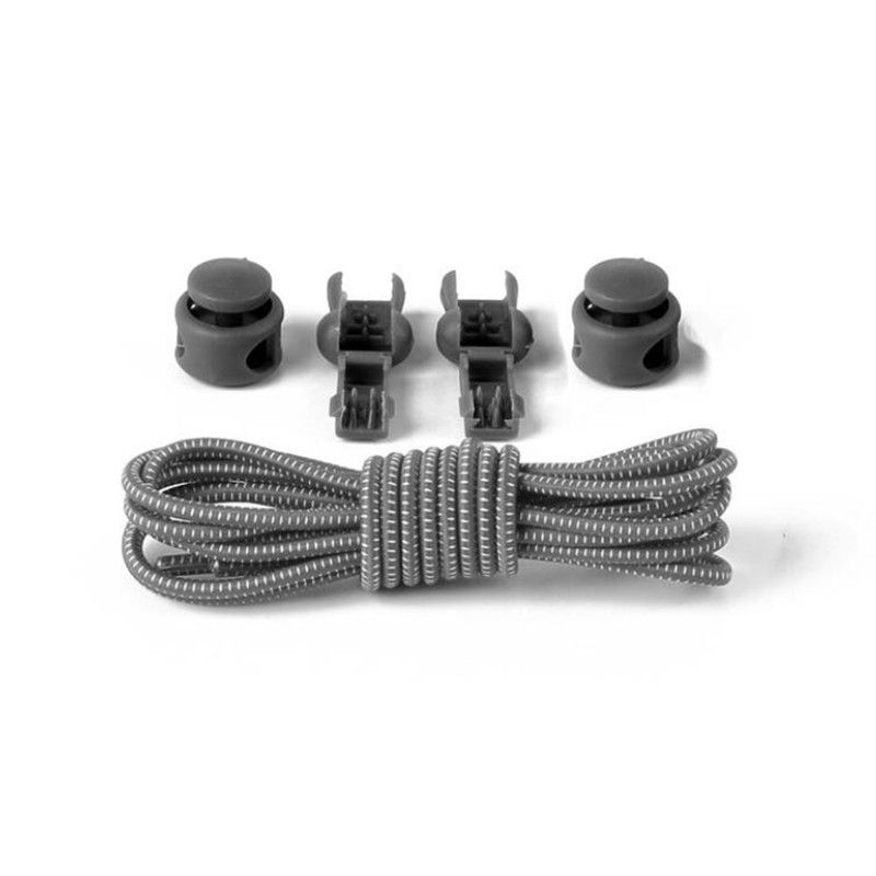 1 paio di lacci per scarpe da ginnastica elastici senza cravatta per scarpe che si allungano blocco lacci pigri lacci rapidi in gomma lacci rotondi_voghion.com
