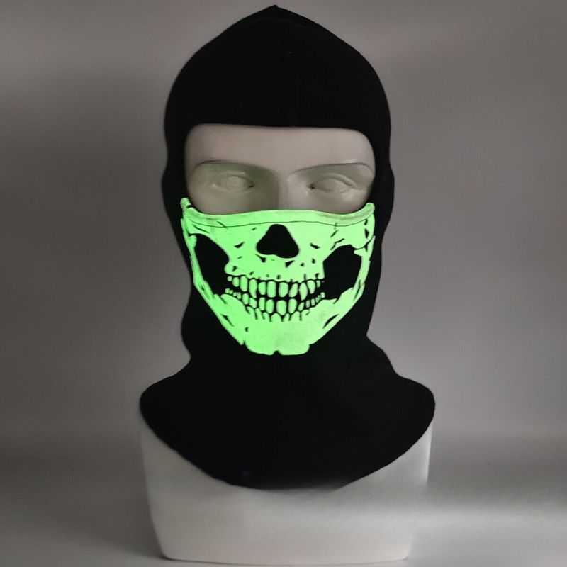 Glow-in-the-Dark Riding Call Of Duty Skull CS Headgear Deadpool Merchandise Warm Mask Funny Halloween_voghion.com