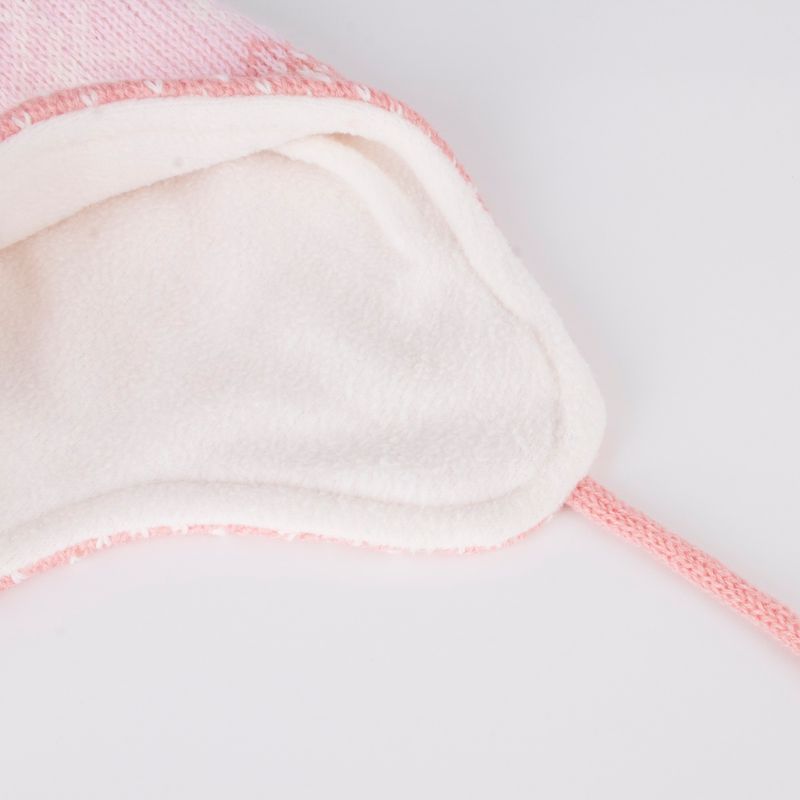 Mode Connectyle Tout-petit Bébé Garçons Filles Hiver Crâne Cerf Jacquard Enfants Cache-Oreilles Épais Chaud Tricoté Laine Bonnet Avec Pompon_voghion.com