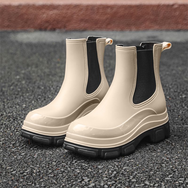Hanji women's casual rain boots_voghion.com
