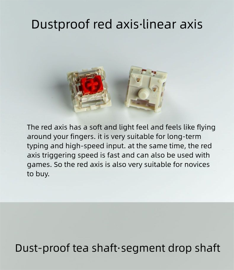 Custom Mechanical Keyboard Yellow Black Green Hot-Swappable Switches Welded Linear Red Switch Paragraph Mahjong Sound_voghion.com
