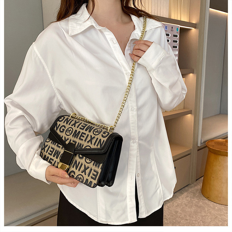 Grenzüberschreitende Damentasche 2023 neue One-Shoulder-Messenger-Brief-Damentasche Mode All-Match-Dionysus-Tasche Live-Übertragung kleine quadratische Tasche Trend_voghion.com