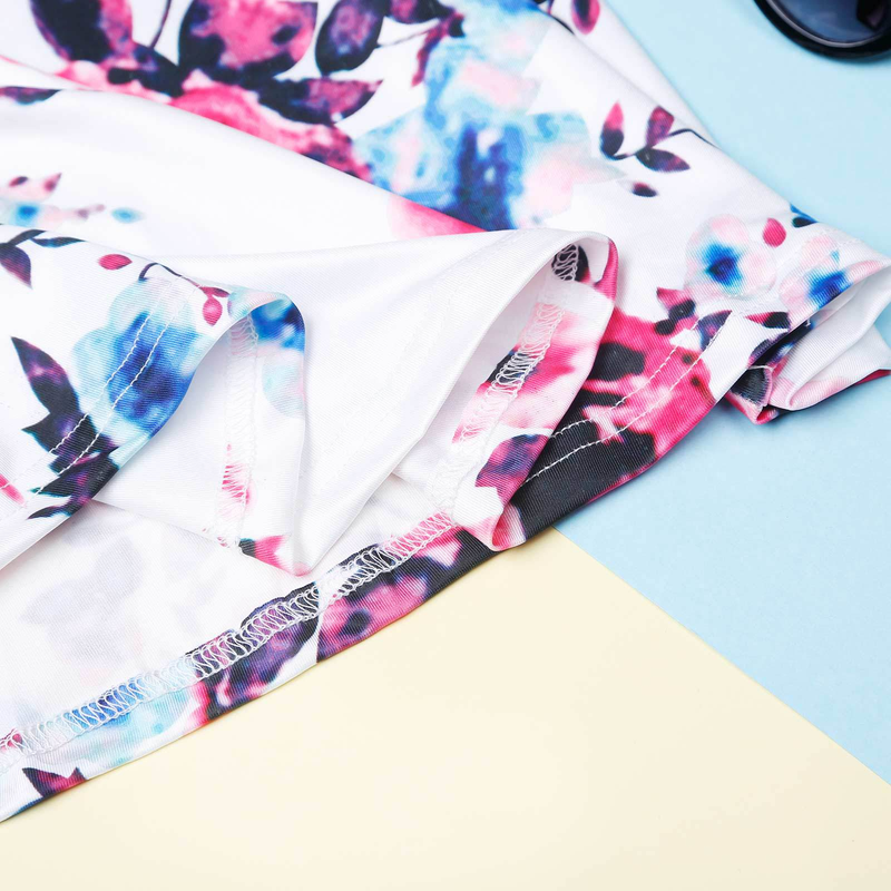 Außenhandel Europäischen Und Amerikanischen Eltern Kind Farbabstimmung Kleid Druck Eltern Kind Kleid Langes Kleid Floral Mutter Tochter Kleid YY0004_voghion.com