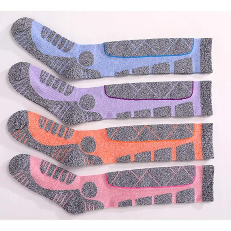 Women's Skiing Outdoor Sports Thickened Mountaineering Towel Bottom Sweat-absorbing Socks_voghion.com