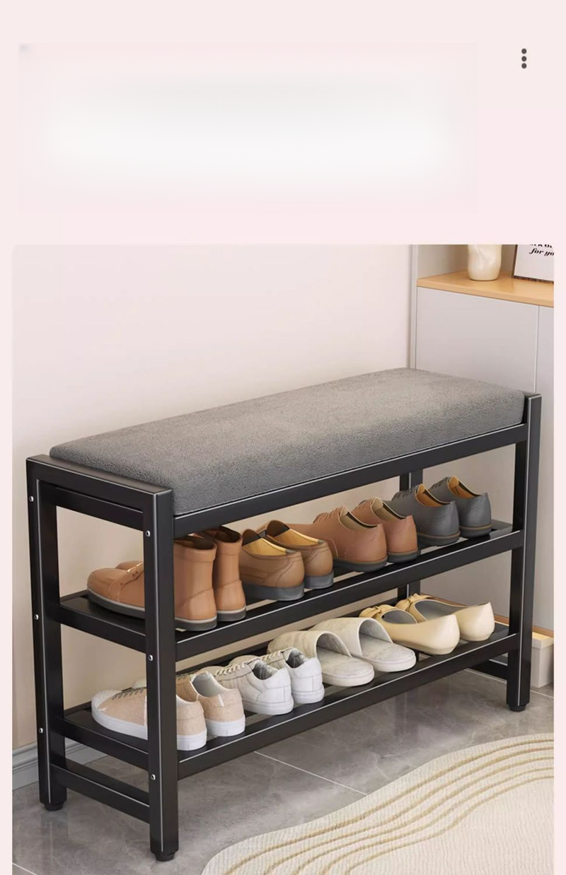 Rack Multi-layer Home Entrance 2025 New Model Simple Entryway Small Bench Indoor Shoe Cabinet For Rental Houses_voghion.com